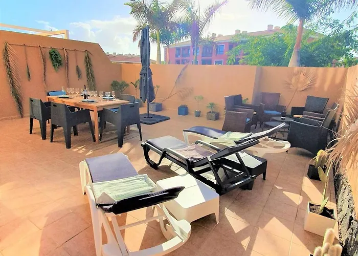 Renove 2 Chambres, Grande Terrasse S-o, Parking Prive Et Piscine Chauffee Palm-mar